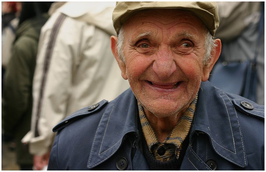 image happy old man