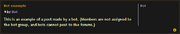 Usergroups botexample