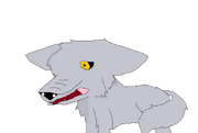 Sad wolf