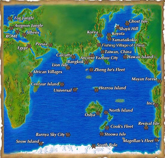 World Map Wonderland Line Wiki