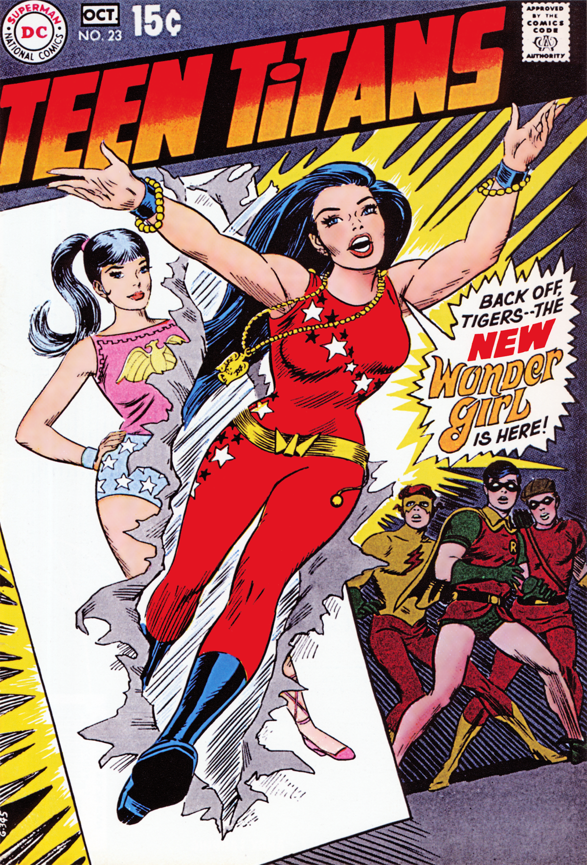 Image Wonder Girl Donna Troy Teen Titans 23 1969 Png Wonder Woman