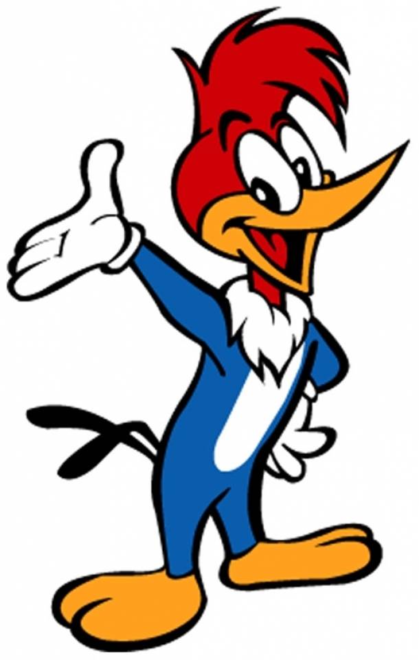 gorgeous gal woody woodpecker