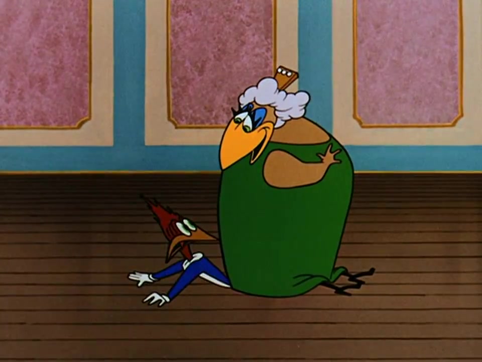 gorgeous gal woody woodpecker