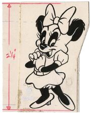 Original Walter Lantz Miranda Panda drawing