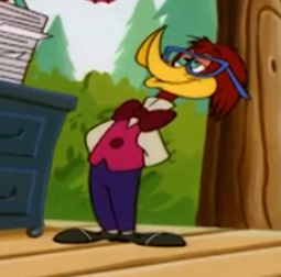 gorgeous gal woody woodpecker