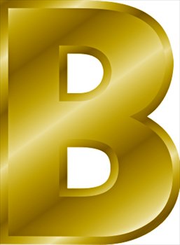 Image Gold letter B WikiWords Image Gold letter B WikiWords