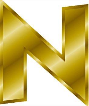 image gold letter n jpg wikiwords fandom powered by wikia the letter n