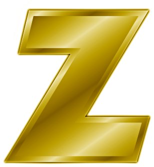 image gold letter z jpg wikiwords fandom powered by wikia