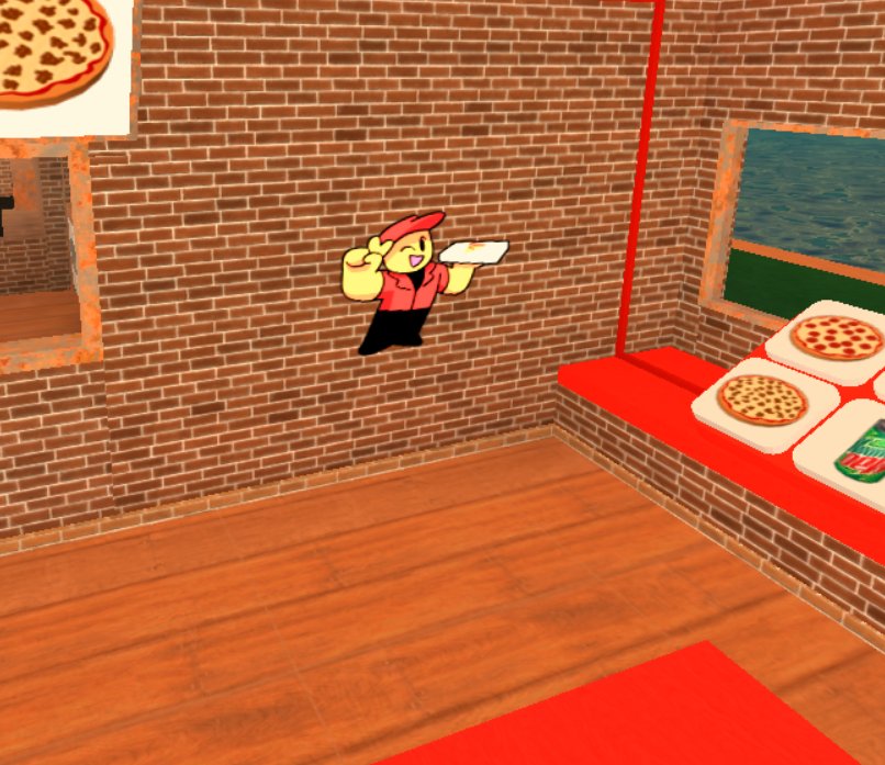 Stickers Work At A Pizza Place Wiki Fandom - roblox wood floor decal