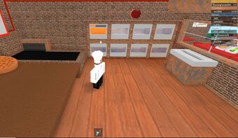 work at a pizza place on roblox games