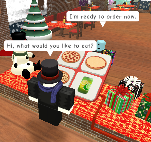 Roblox Work At A Pizza Place Christmas