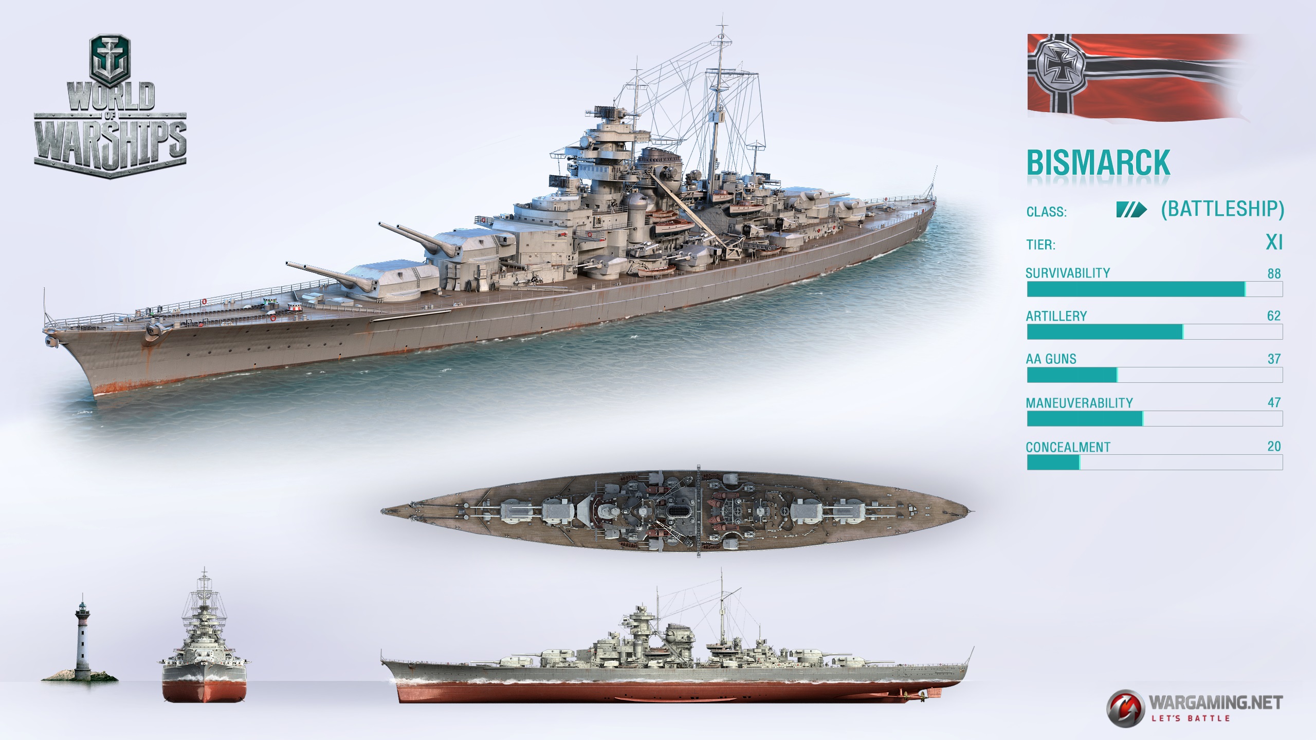 Bismarck World Of Warships Wiki Fandom - roblox bismarck