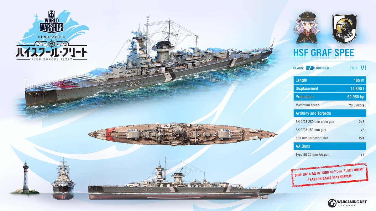 HSF Admiral Graf Spee World of Warships Wiki FANDOM powered by Wikia