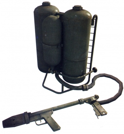 mini flamethrower modern anti tank rifle