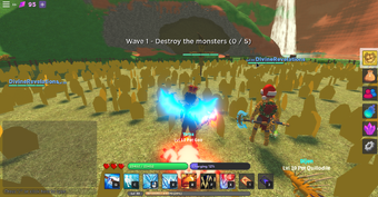 World 1 3 Scarecrow Defense World Zero Wiki Fandom - how to get crystals in world zero roblox