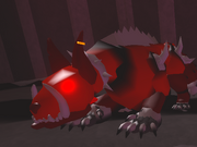 Cerberus Volcano Guardian World Zero Wiki Fandom - roblox mages world zero alpha mages with one dual wielder