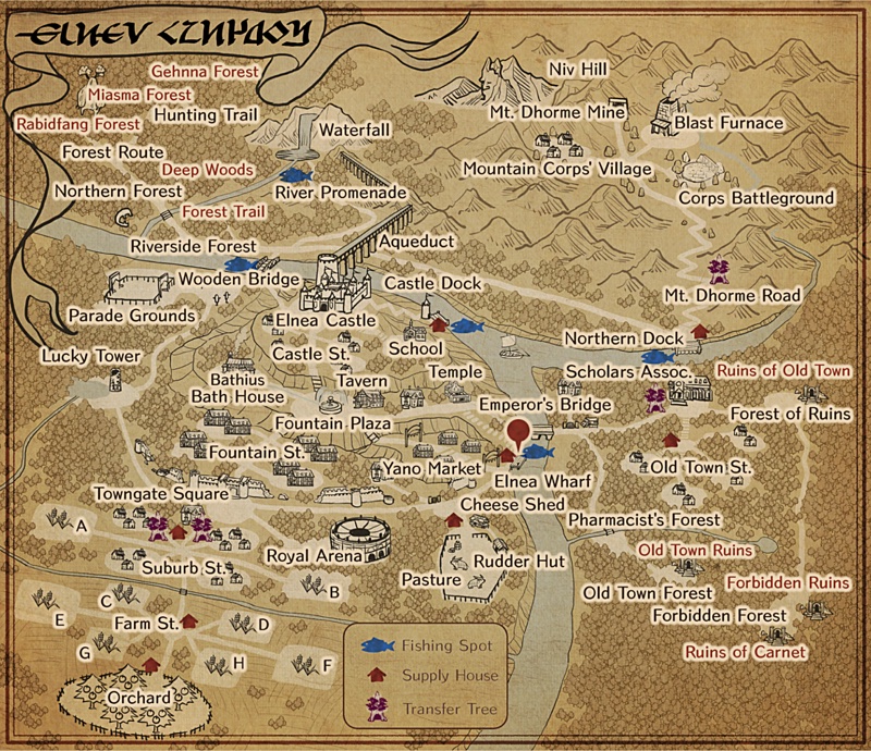 Guest World Catacombs Map