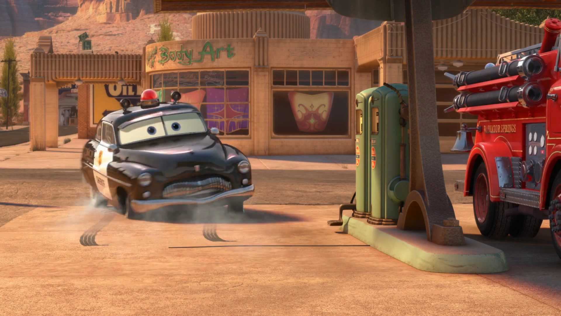 sheriff radiator springs