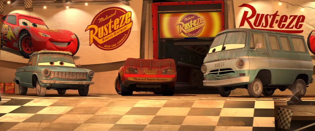 disney cars rusty