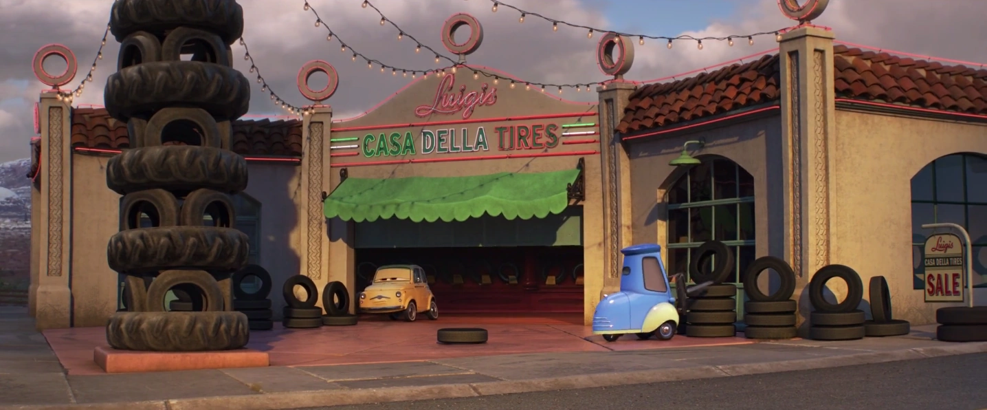 Image Luigis Casa Della Tires Cars 3.png World of Cars Wiki FANDOM powered by Wikia