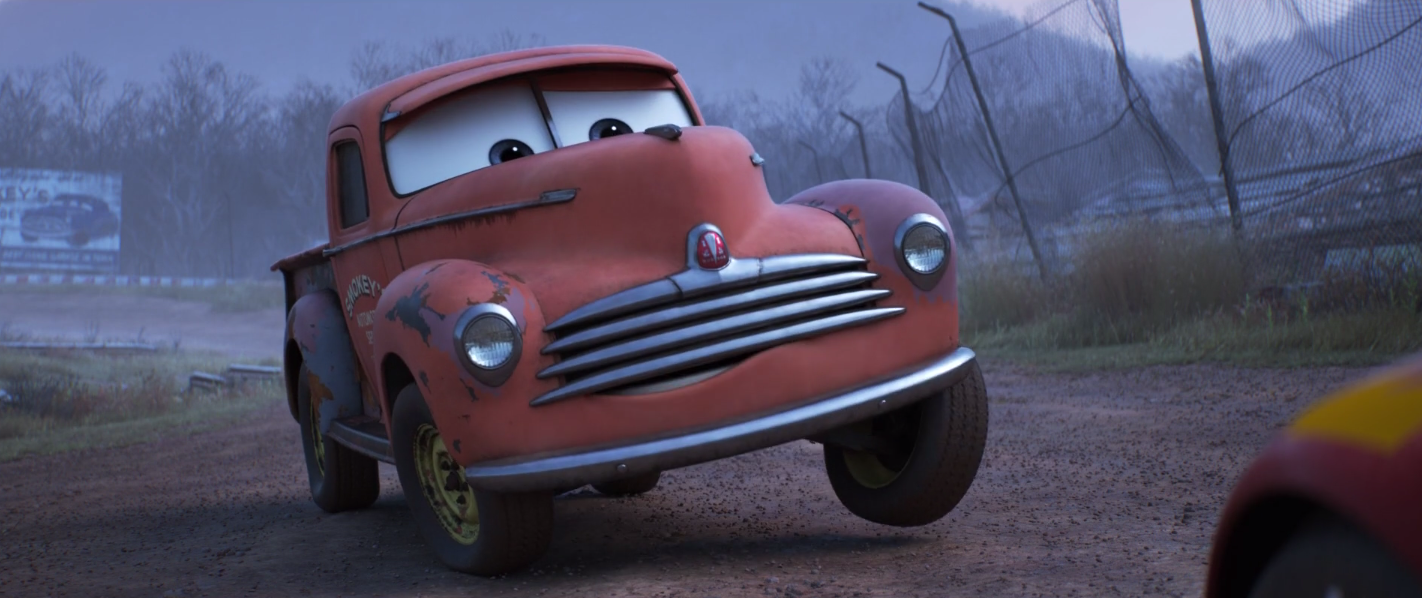 cars 3 smokey training scene