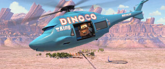 dinoco helicopter mater