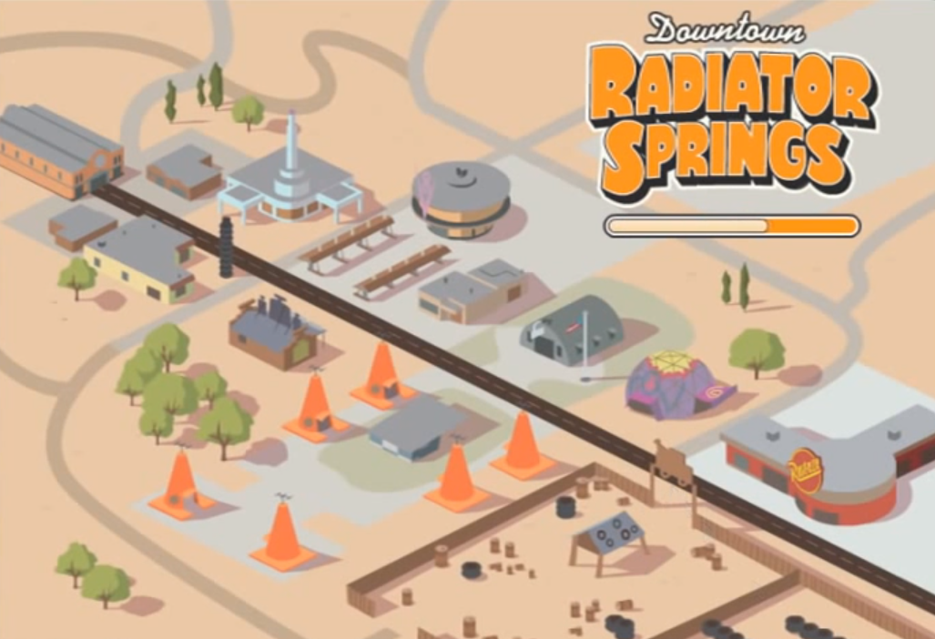 radiator springs activity table