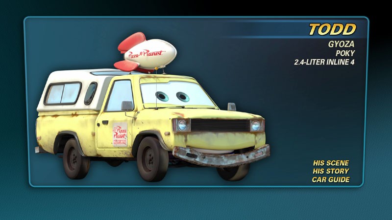 cars 3 todd pizza planet truck