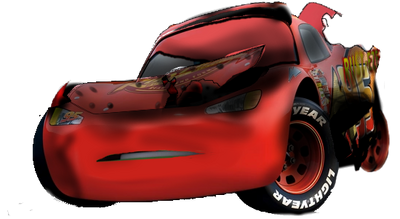 crashed lightning mcqueen