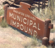 Radiator springs municipal impound
