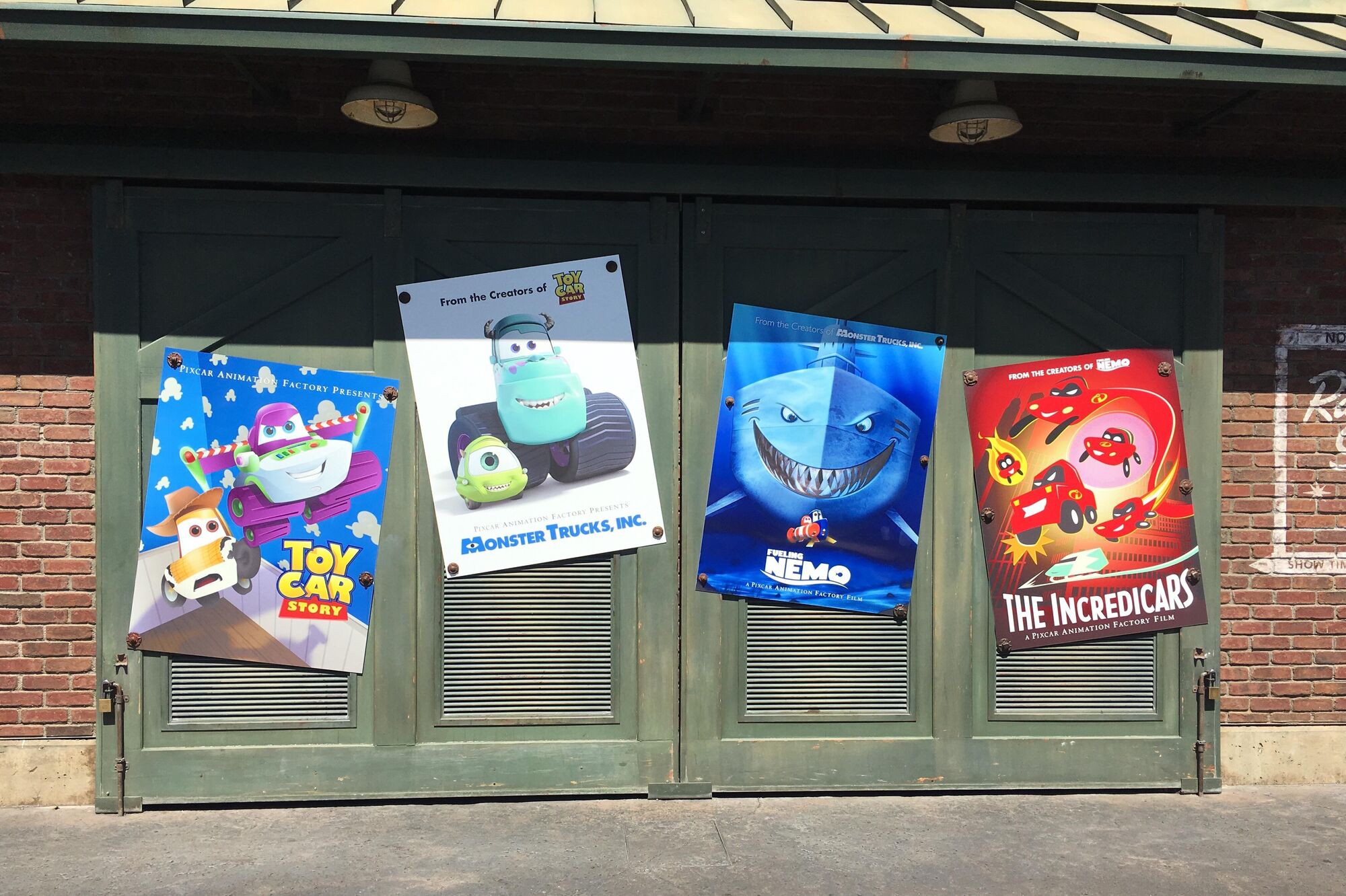 disney pixar cars drive in