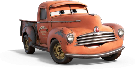 lightning mcqueen brown truck