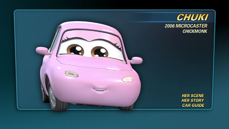 pink disney car