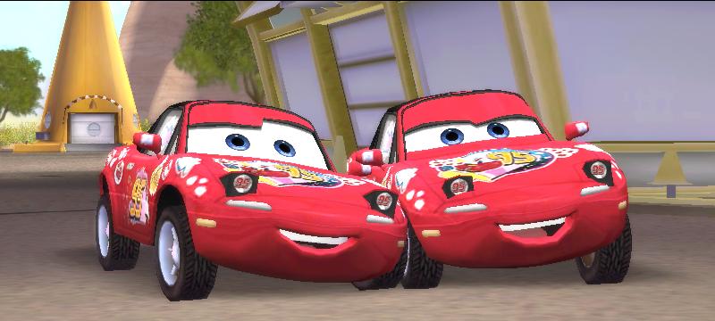 disney cars mia and tia