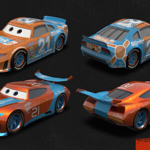 ryan laney cars 3 diecast