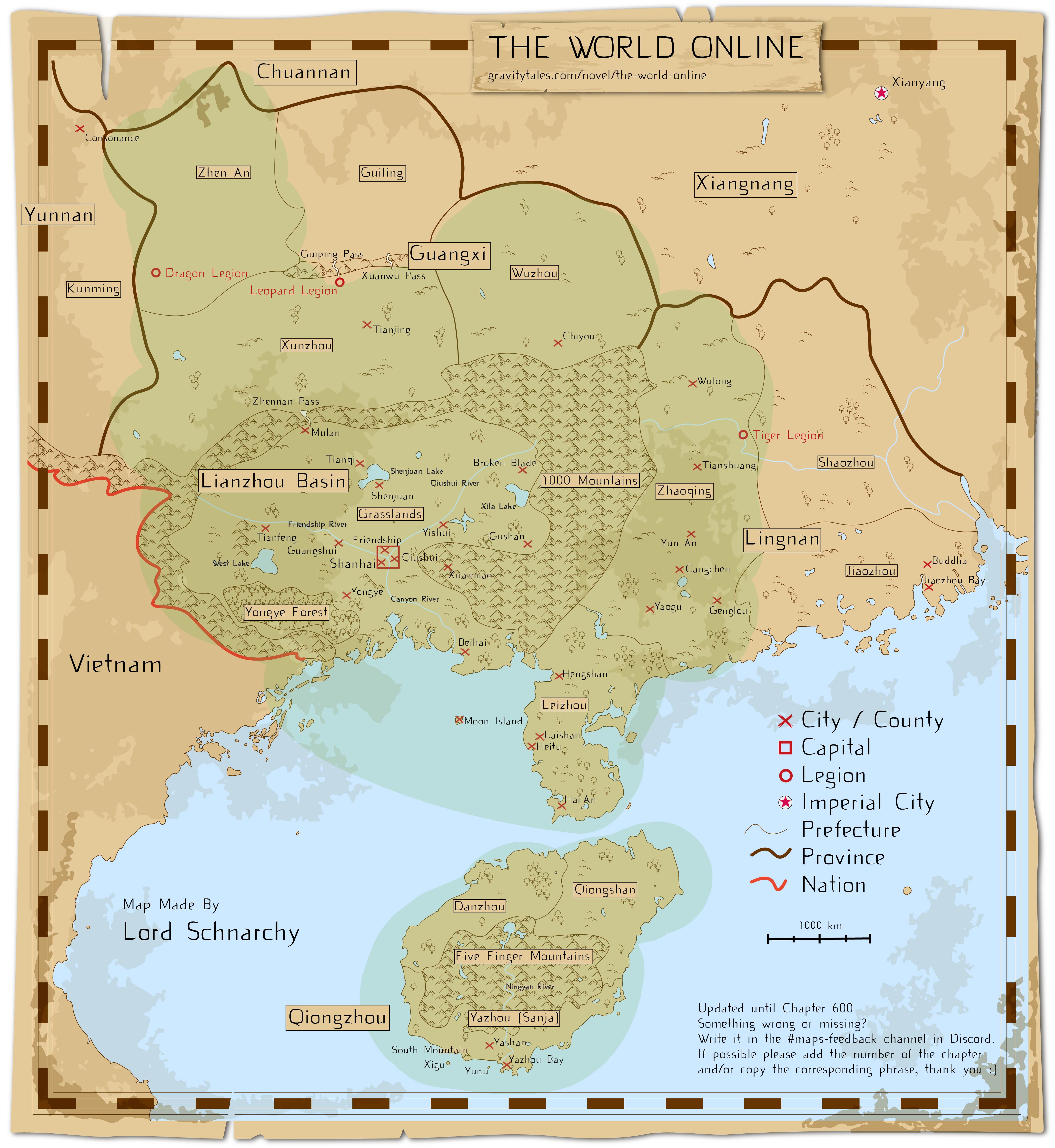 Map Of The World Novel Locations | Worldonline Wiki | Fandom