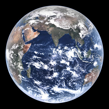 Image The Earth Seen From Elektro L No 1 With Black