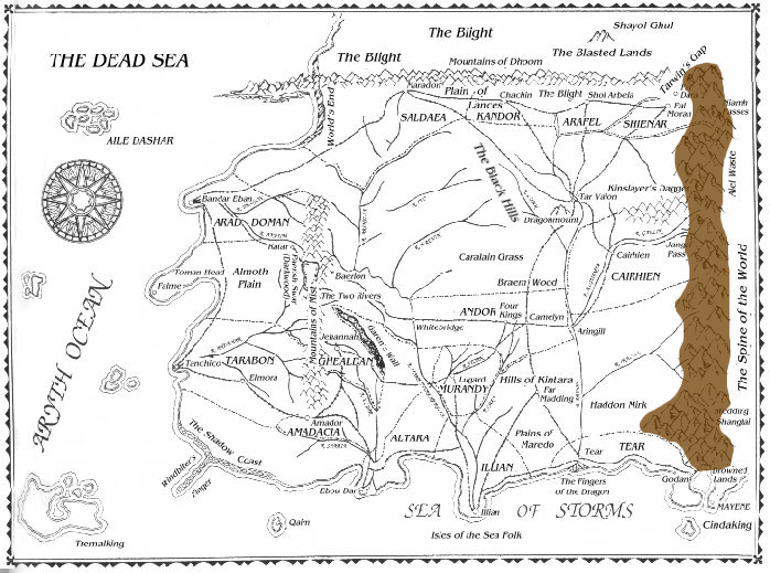 Spine Of The World Map Spine of the World | A Wheel of Time Wiki | Fandom