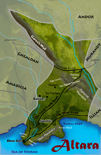Large altara map