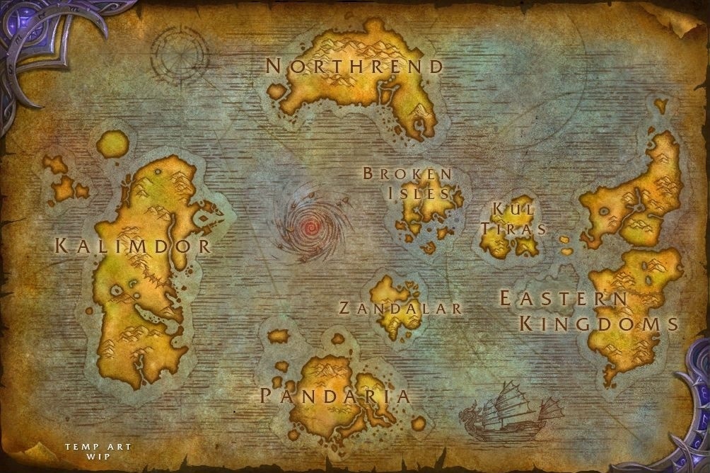 Image - Azeroth carte en.jpg | WikiWoW | FANDOM powered by Wikia