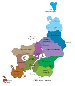 Lordaeron Map