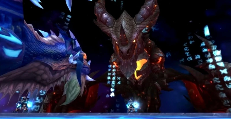 Arygos And Deathwing jpg WoWWiki FANDOM Powered By Wikia