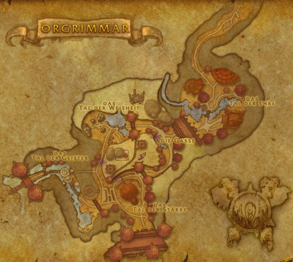 Bild - Karte Orgrimmar.jpg | WoWWiki | FANDOM powered by Wikia