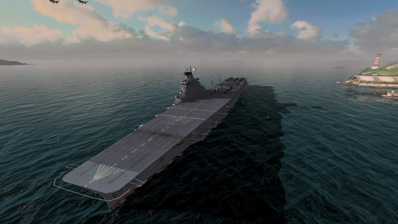 world of warship blitz carrier gameplay