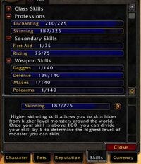 Skilltab
