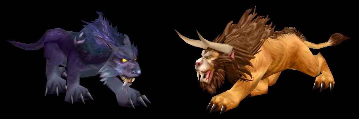 world of warcraft worgen druid forms