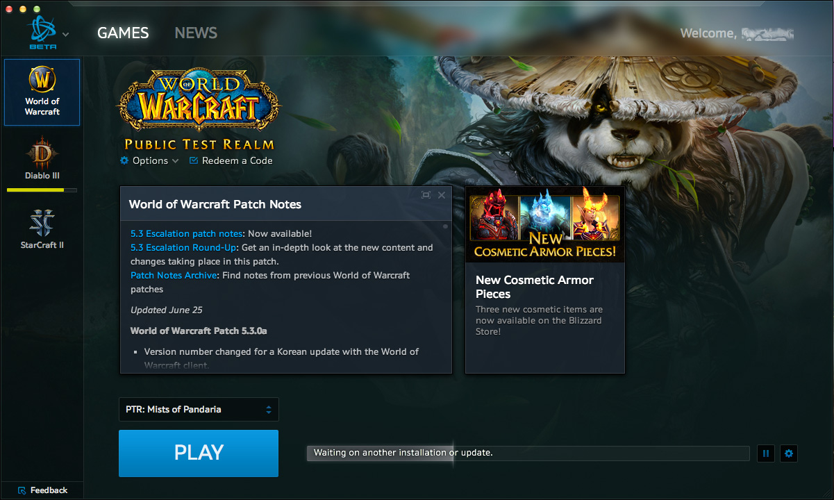 Image Battlenet App Beta WoW Background PTR Starting Download