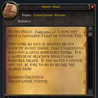Quest Treats For Greatfather Winter Wowwiki Fandom