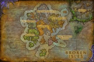Patch 7-3 broken isles with argus map thumb