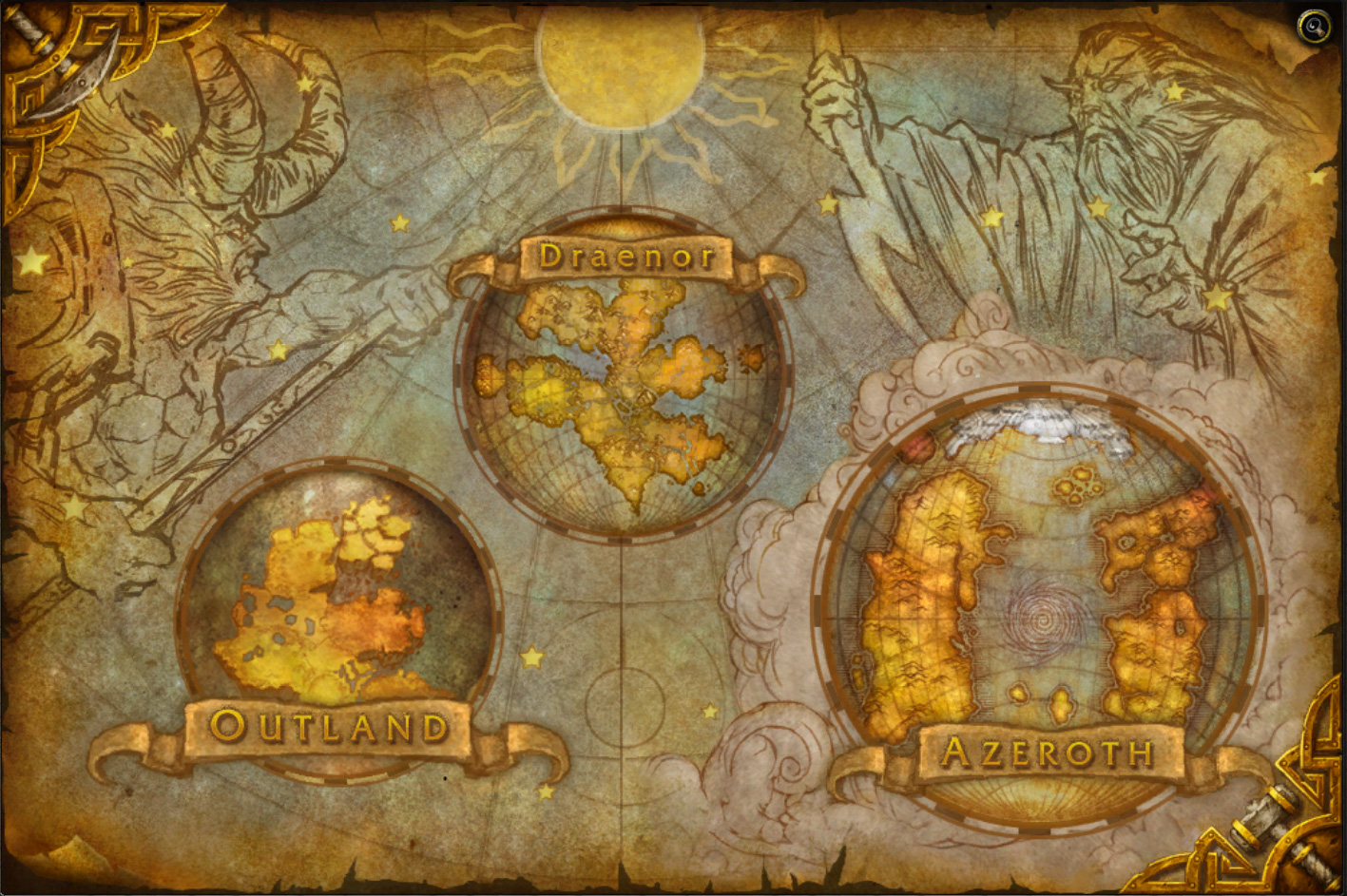 world of warcraft map